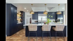 Professional kitchen remodeling design with stainless steel appliances and shaker cabinets